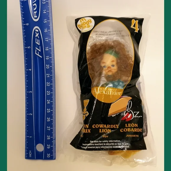 Madame Alexander 'Wizard Of Oz' "Cowardly Lion" McDonald's Toy - Picture 4 of 6